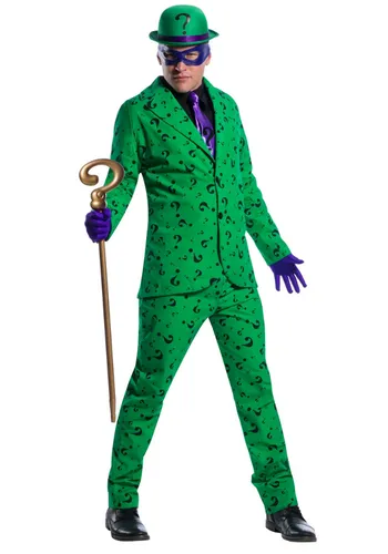 Mens-Riddler-Costume mens halloween riddler costume deluxe
