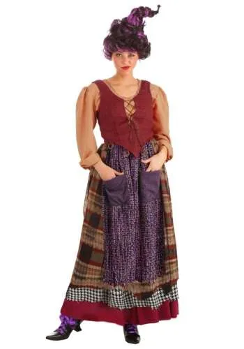 Mary Sanderson Costume for Women Deluxe Queen of Hearts Adult Costume