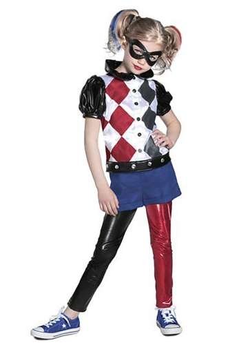 High Quality Harley Quinn Costume for Girls
