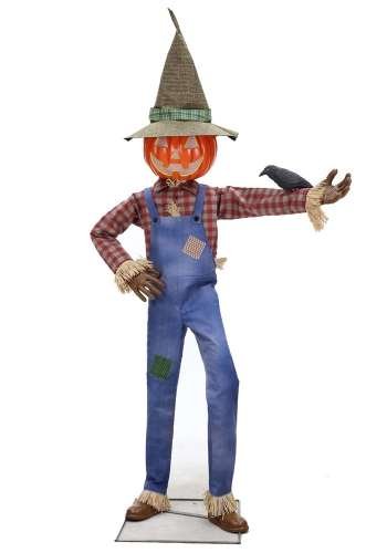 animated pumpkin scarecrow