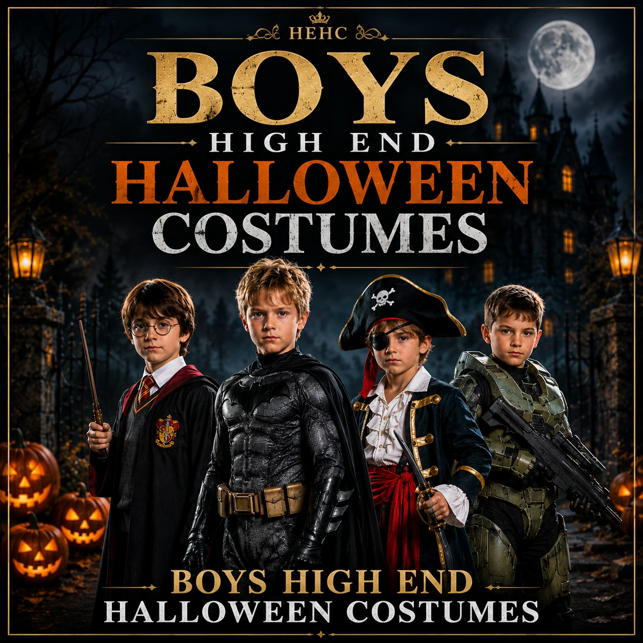 boys high end halloween costumes