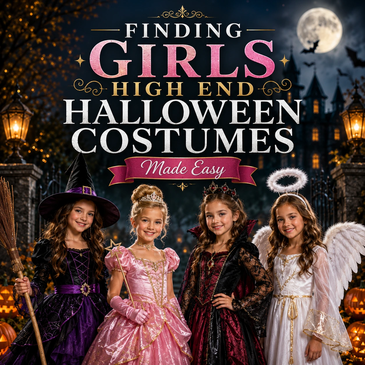 finding girls high end halloween costumes