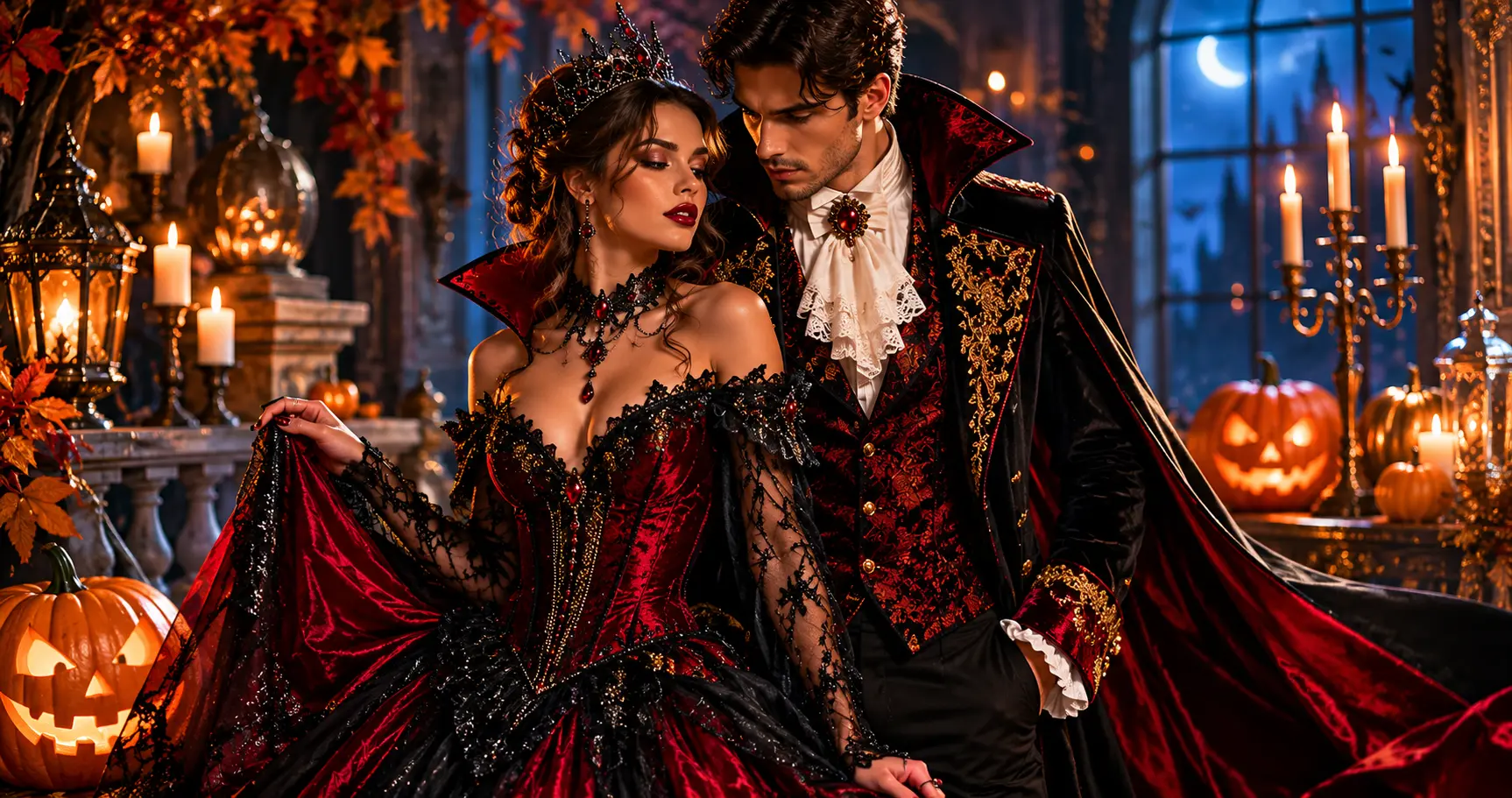 gothic couples costumes for halloween