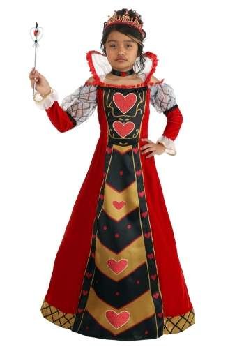 high end Queen of Hearts Costume for Girls