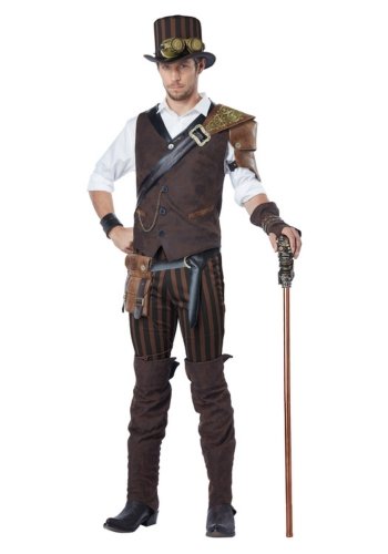 Adult Steampunk Adventurer Costume Adult Steampunk Adventurer Costume