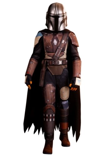 Boy's Deluxe Star Wars Din Djarin Season 1 Mandalorian Costume Boy's Deluxe Star Wars Din Djarin Season 1 Mandalorian Costume