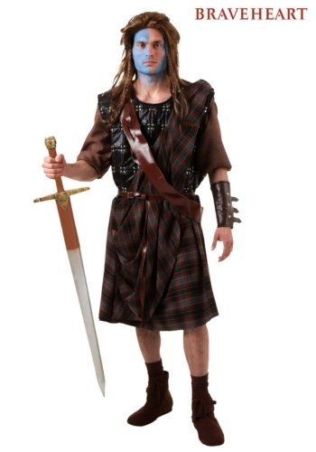 Braveheart William Wallace Costume for Men high end Braveheart William Wallace Costume for Men