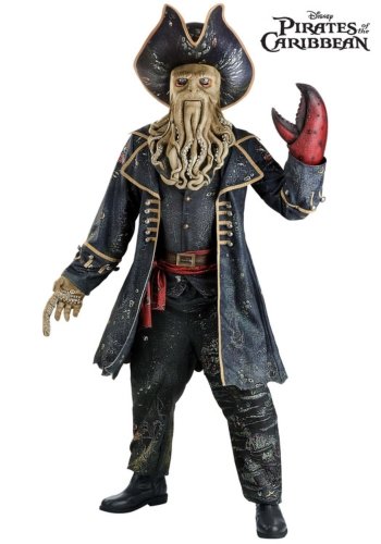 Disney Pirates of the Caribbean Davy Jones Costume for Men