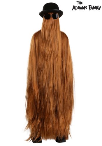 Kid's 1960s Addams Family Cousin Itt Costume Deluxe Golden fur covered Cousin Itt costume for boys