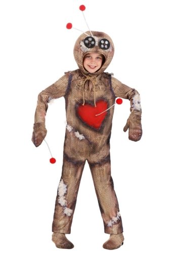 Kids Distressed Voodoo Doll Costume Kid's Distressed Voodoo Doll Costume