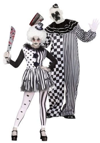 Killer Clown Couples Halloween costume theme halloween couples ideas killer clown theme deluxe