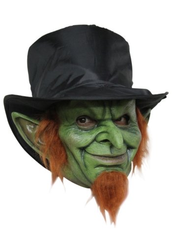 Mad Goblin Mask Costume high end Mad Goblin Mask Costume perfect for halloween or the irish celebration of St Patricks day.