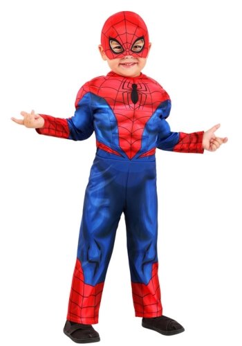 Marvel Spider-Man Toddler Costume for Boys deluxe baby costumes