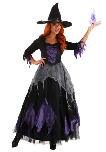 Midnight Purple Witch Costume for Women high end costumes for women