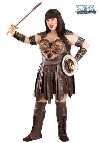Plus Size Women's Deluxe Xena Warrior Princess Costume
