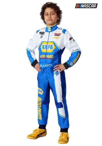 boys Chase Elliott NASCAR Uniform Costume premium Kid's Chase Elliott NASCAR Uniform Costume