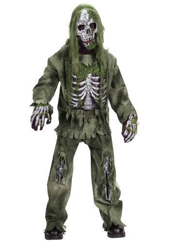boys deluxe zombie skeleton costume high end zombie halloween costumes for boys