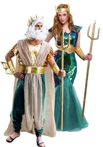 halloween couples idea mermaird theme halloween couples ideas