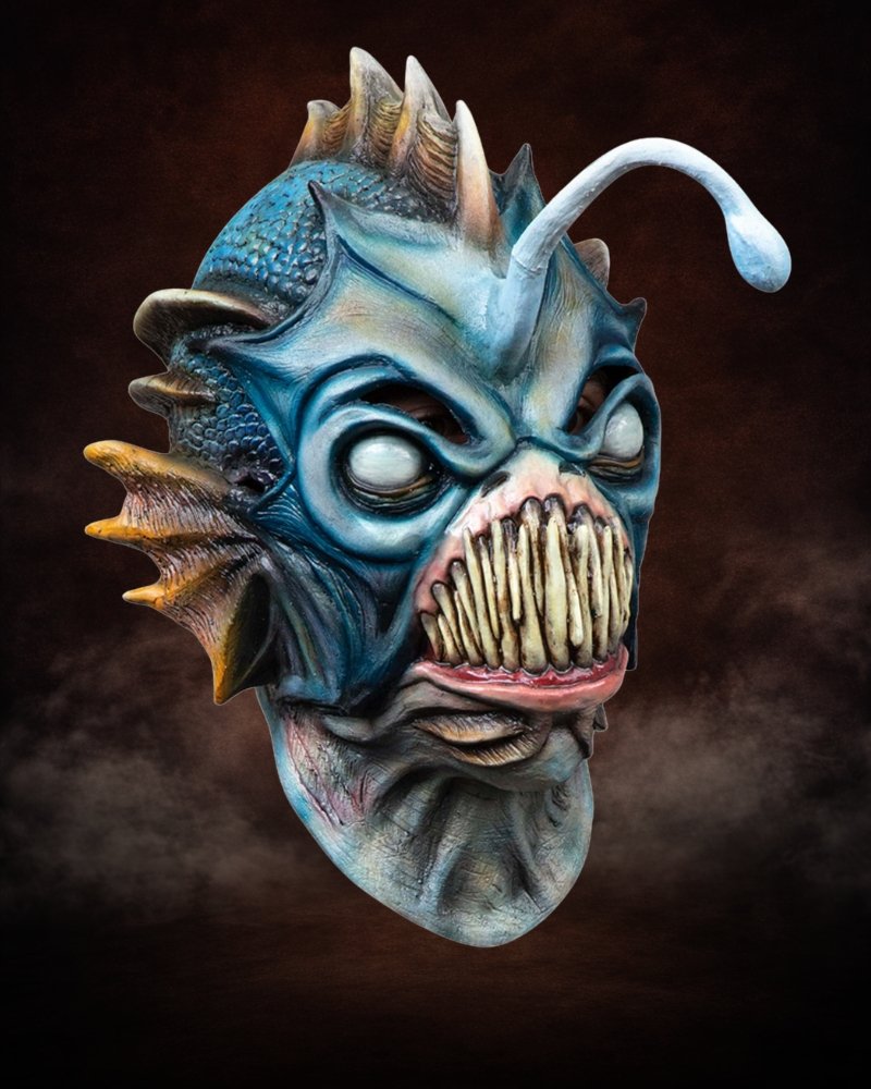 deep sea creature mask angler fish monster latex mask