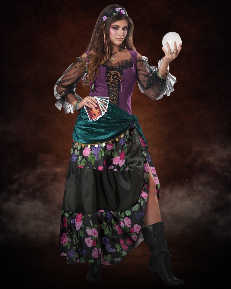 fortune teller costume women deluxe mystical halloween outfit