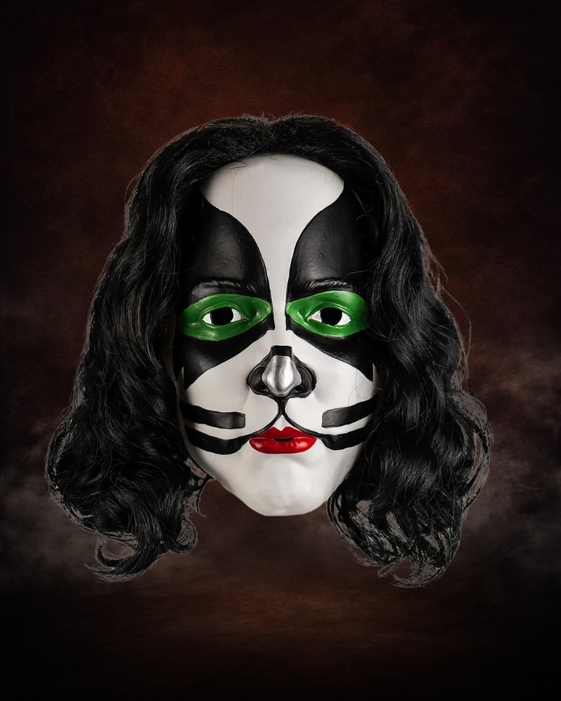 KISS Catman mask rock band character costume mask