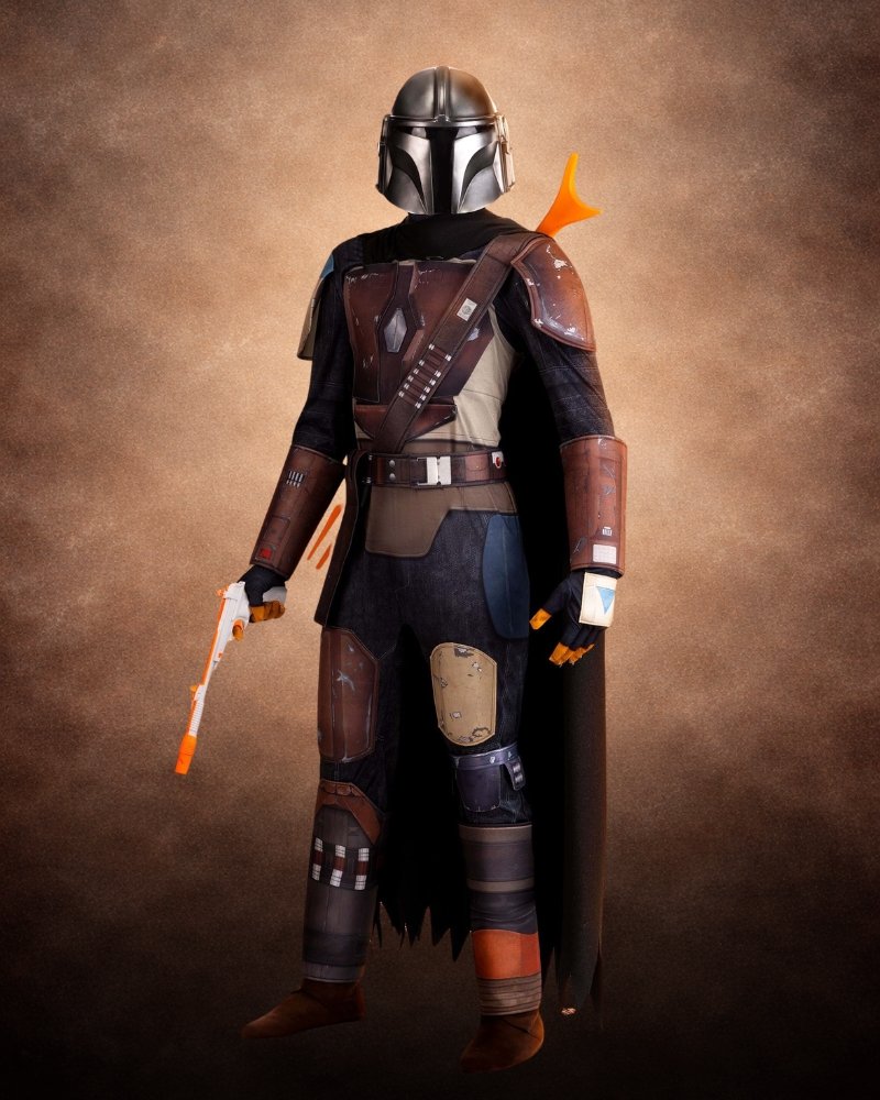 din djarin mandalorian costume men star wars premium armor halloween look