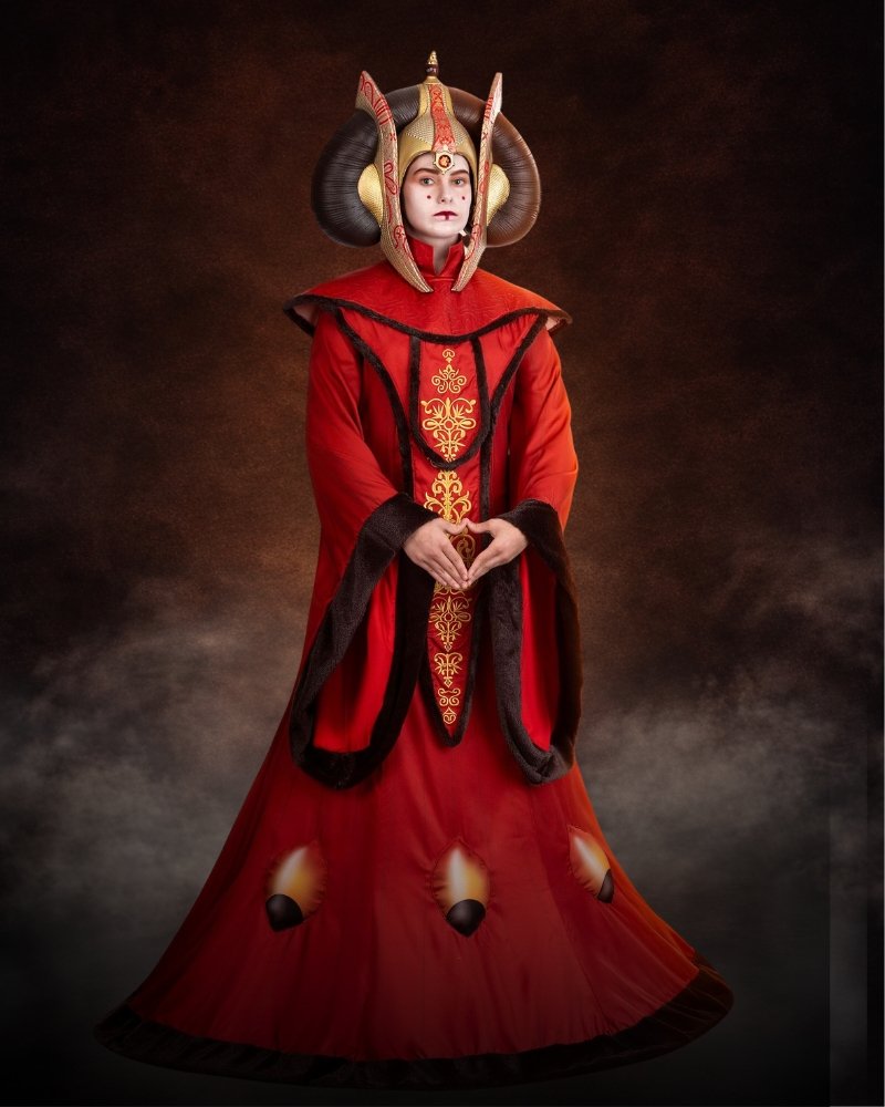 queen amidala costume women star wars premium royal halloween gown
