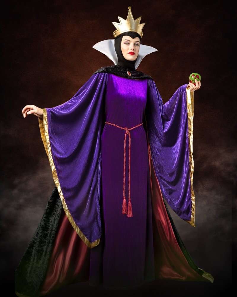 purple evil queen costume women disney premium royal gown halloween