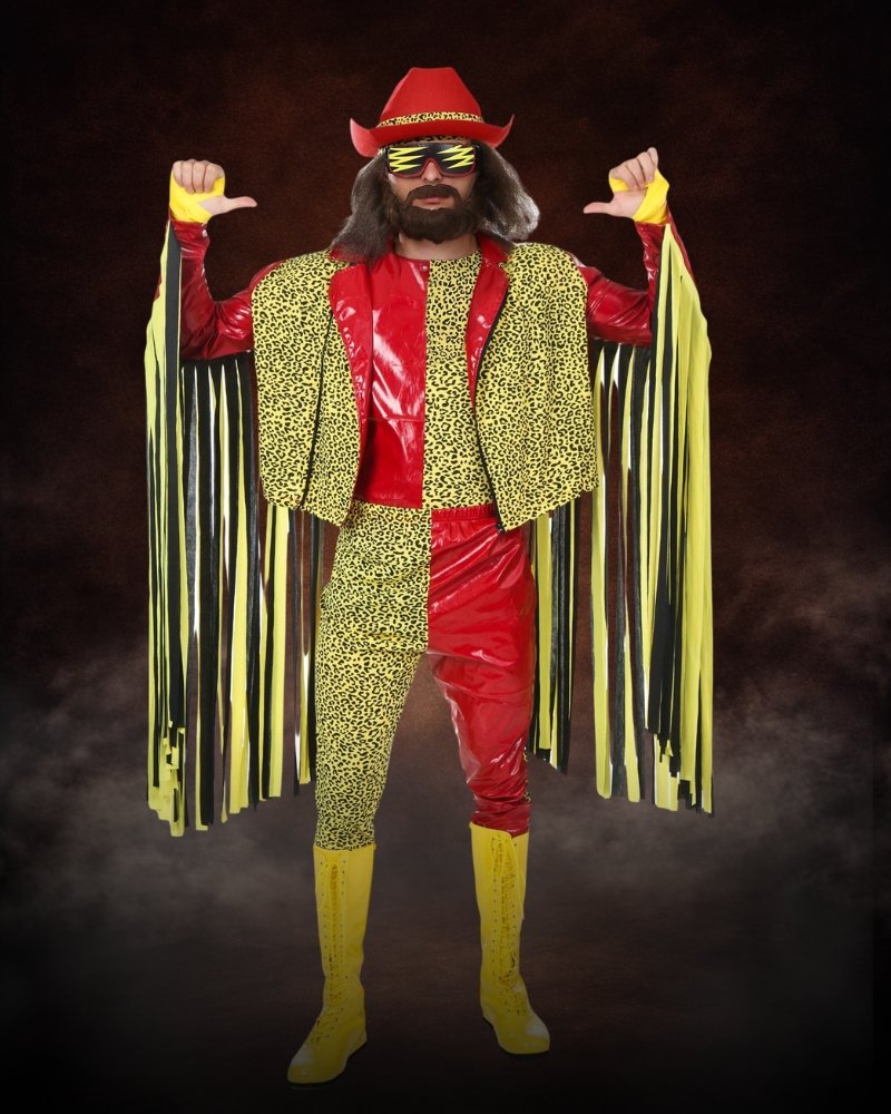 macho man randy savage costume men premium wrestling halloween outfit
