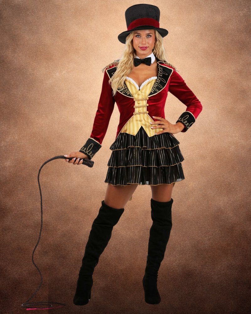 circus ringmaster costume women deluxe premium halloween outfit