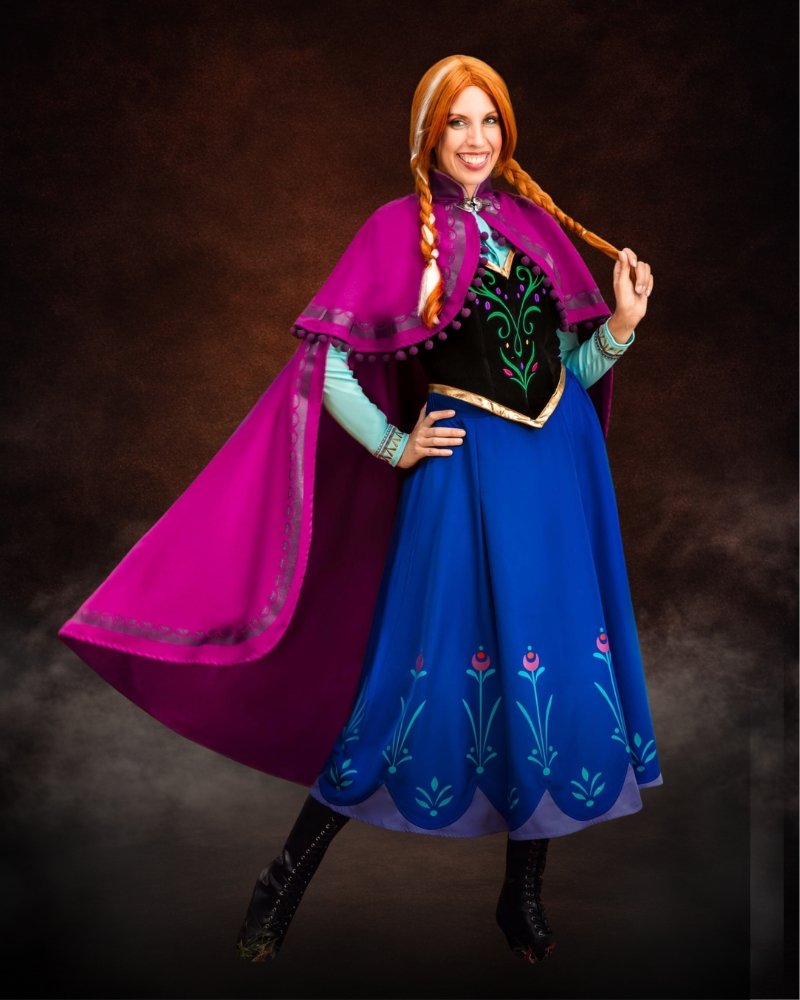 disney anna frozen costume women premium princess halloween outfit