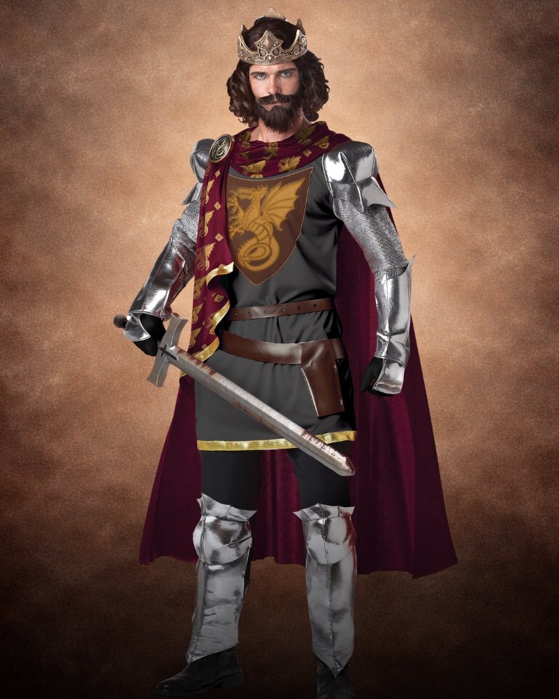 king arthur costume men premium medieval halloween outfit