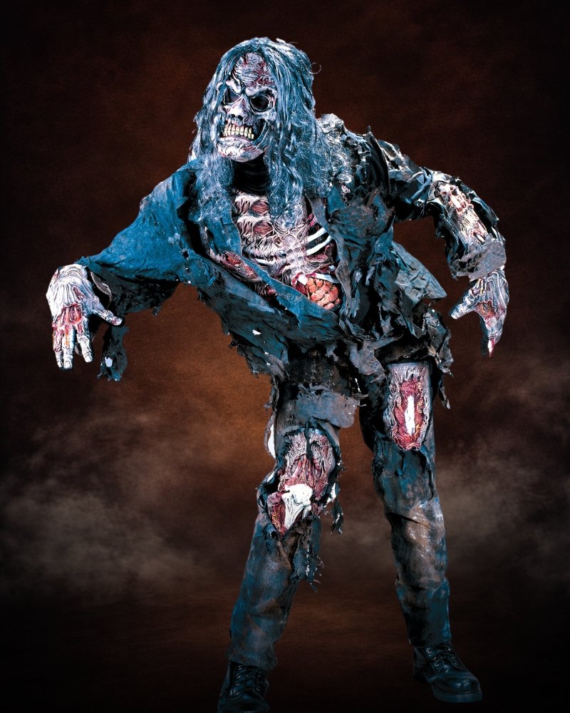 zombie costume men premium scary halloween outfit