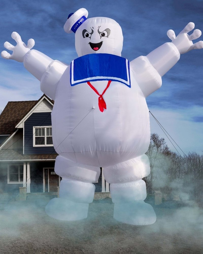 Ghostbusters Stay Puft Marshmallow Man inflatable Halloween decoration