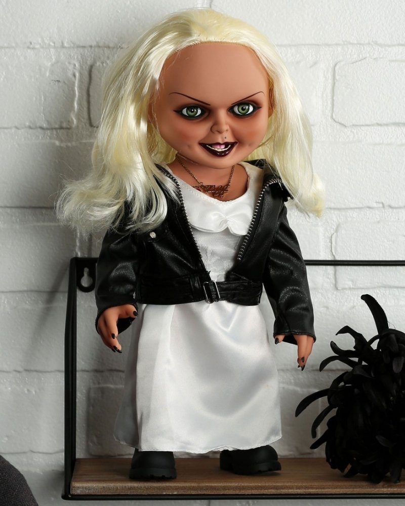 Bride of Chucky Tiffany talking doll Halloween decoration