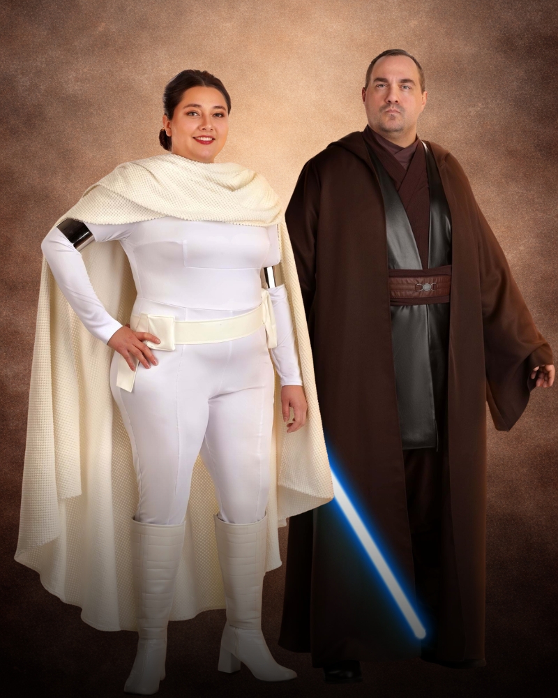 star wars anakin padme couples costume cinematic halloween outfits jedi look