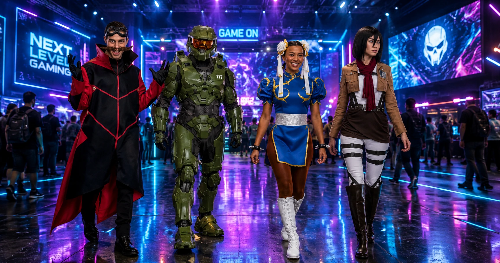 premium cosplay gaming costumes for a group