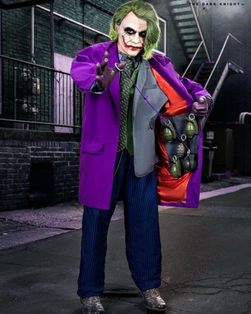6FT DC Dark Knight Joker Animatronic Decoration